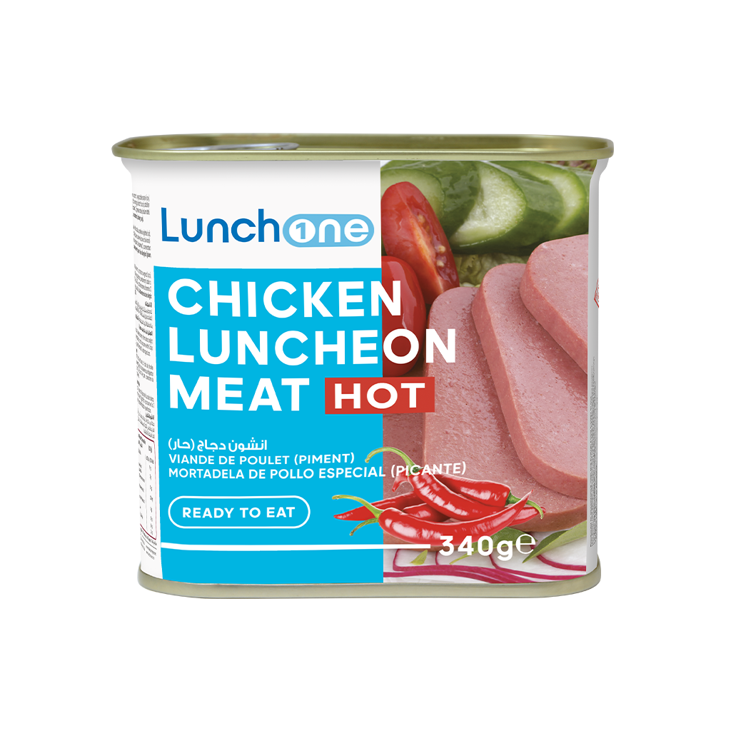 Chicken Luncheon Meat Square 340 gr (Hot)